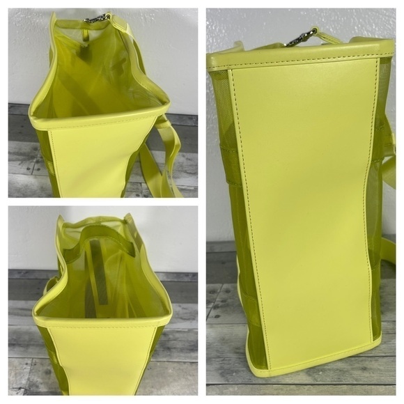 NWOT Marc Jacobs Small Traveler Mesh Tote - Bright Green SOLD OUT EVERYWHERE..!! - Picture 5 of 10